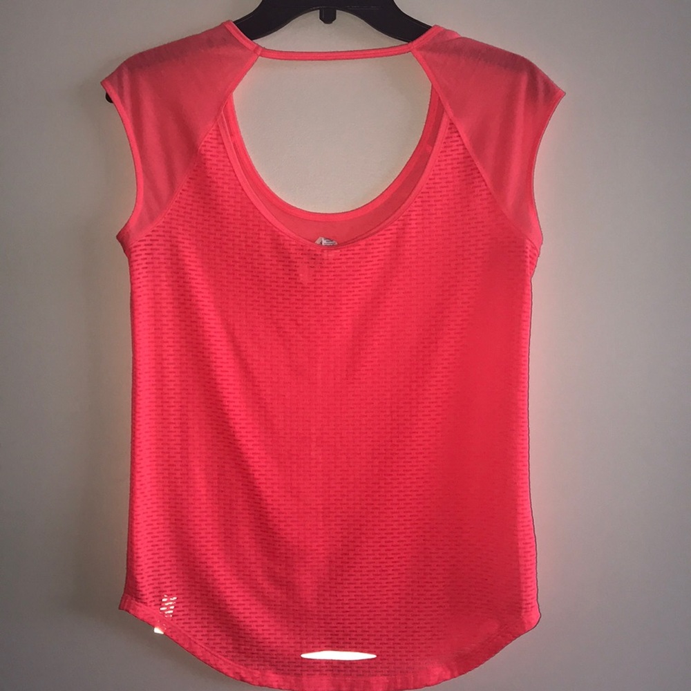 Gorgeous Yoga Bright Coral Athletic Top